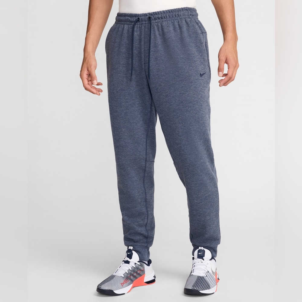 Nike Primary Fleece Dri-FIT UV Performance Joggers Mens XL Tall Blue Grey FZ0975